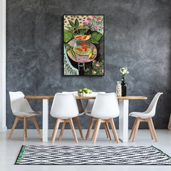 Framed Canvas Wall Art Goldfish by Henri Matisse Colorism Aesthetic Abstract Art