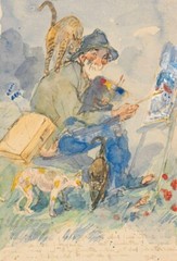 Self Portrait with Cats : Theophile Steinlein : Archival Quality Art Print