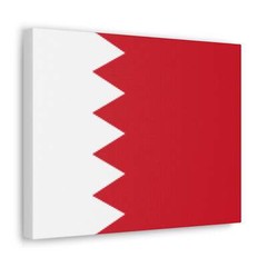 Bahrain Country Flag Canvas Vibrant Wall Art Unframed Home Decor