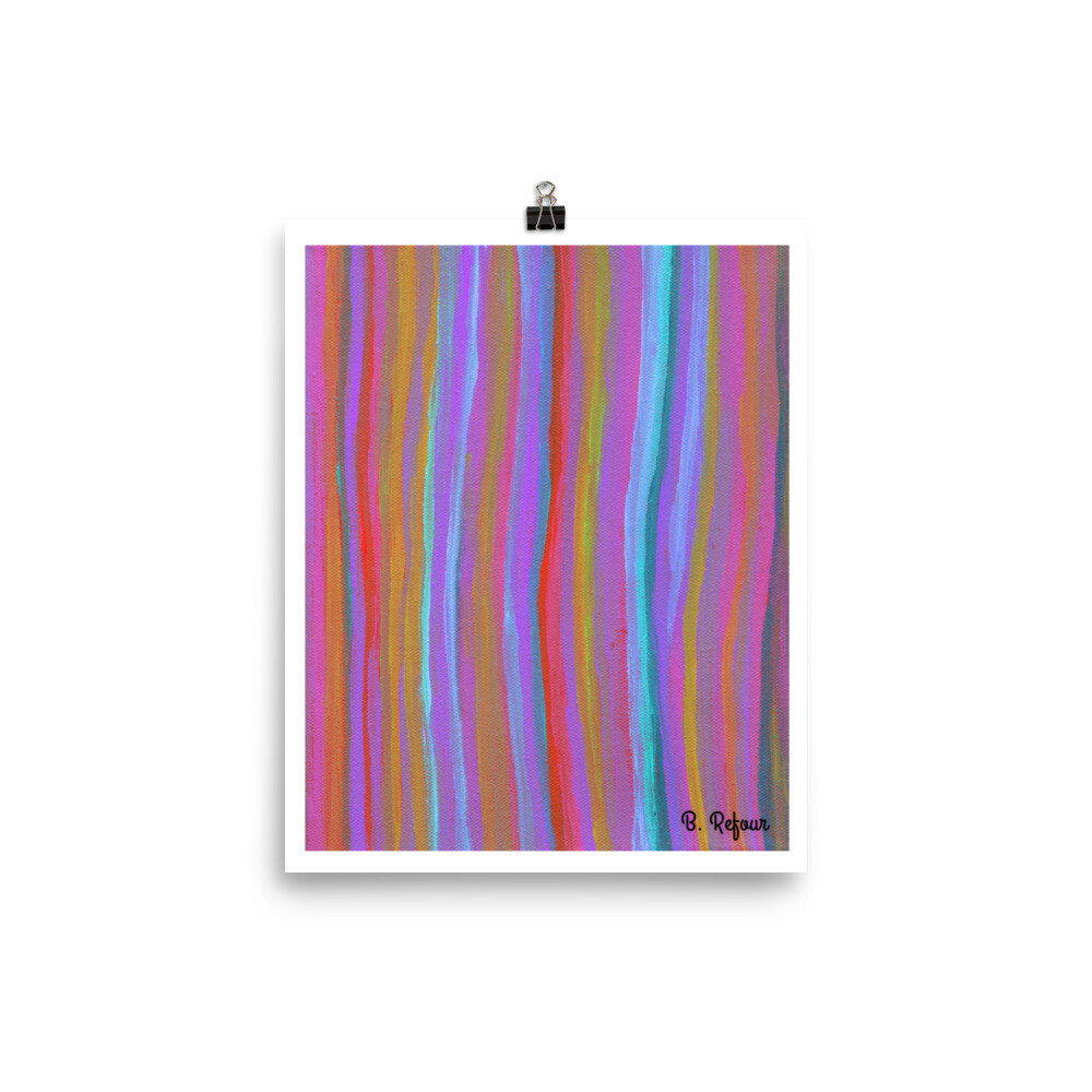 Untitled Abstract Art Print, Fine Art Reproduction