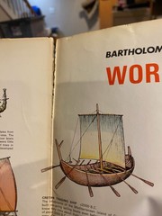Map – World of Sail 1. Bartholomew World Pictiorial Map Series 1984