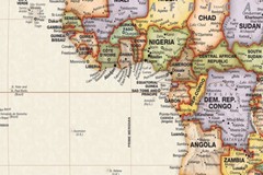 91×61cm/74×46cm Map of The World Poster Print Educational School Art World Map