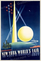 1939 New York World’s Fair Vintage Style Travel Poster – 24×36