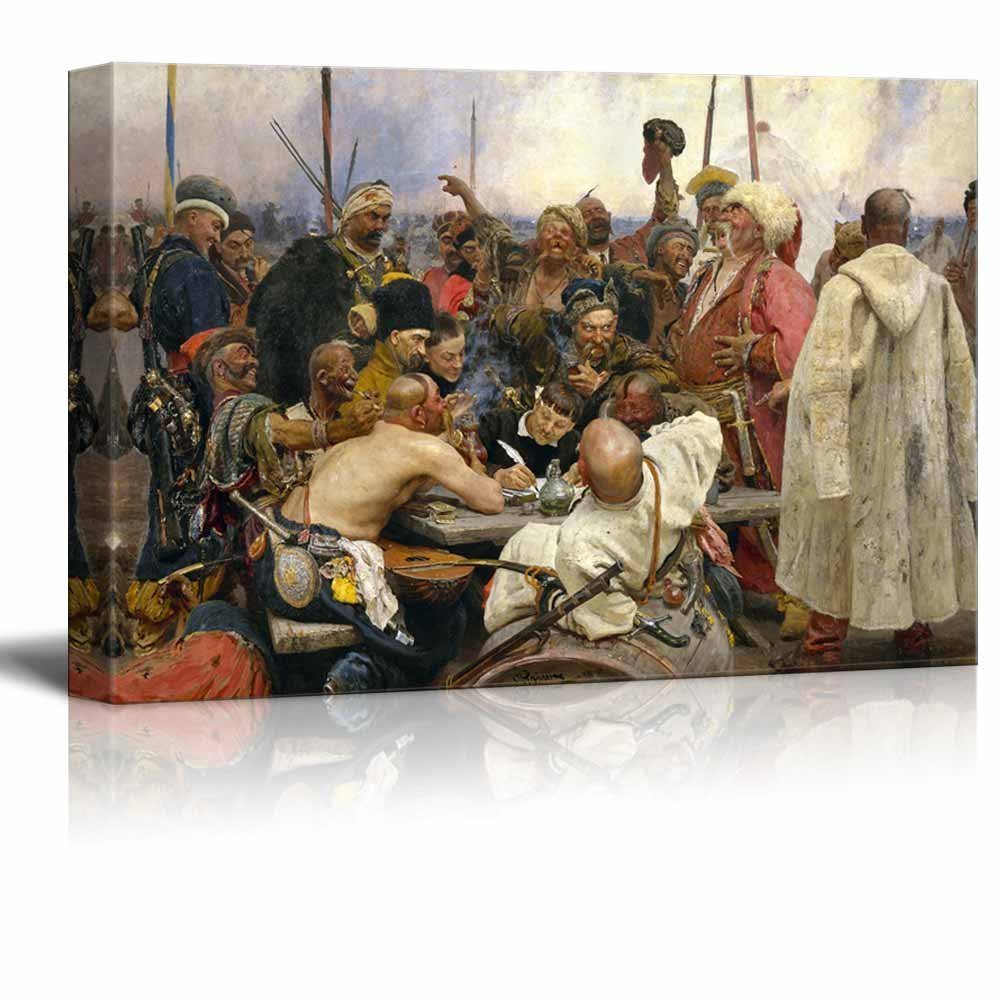 wall26 – Reply of the Zaporozhian Cossacks to Sultan Mehmed IV- Canvas – 16 x 24