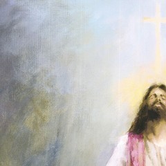 27W»x36H» ETERNAL LIFE by RICHARD JUDSON ZOLAN – JESUS CHRIST CHOICES of CANVAS