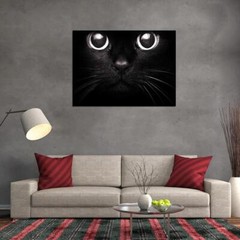 19285 Cute Black Cat Baby Decor Wall Print Poster