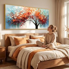 Textured Tree of Life Wall Art for Living Room, Gold Framed 3D Abstract Tree …