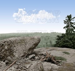 Little Round Top Gettysburg PA,1863 Civil War Battlefield color photo – 01631