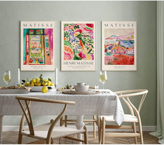 Henri Matisse Wall Art Prints Set of 3 Matisse Wall Decor Aesthetic Canvas Poste