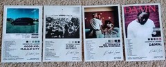 Kendrick Lamar 8×12 Canvas Art Design Record Label Design NEW LOT OF 4
