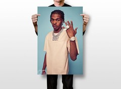 Lil Baby – American Rap Singer – Hip Hop Music Star – Artist – POSTER 20″x30″