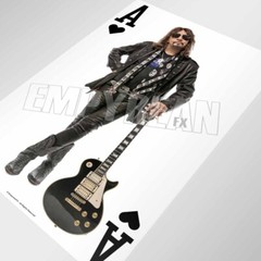 Ace Frehley Ace of Hearts Playing Card Poster – 11″ x 17″