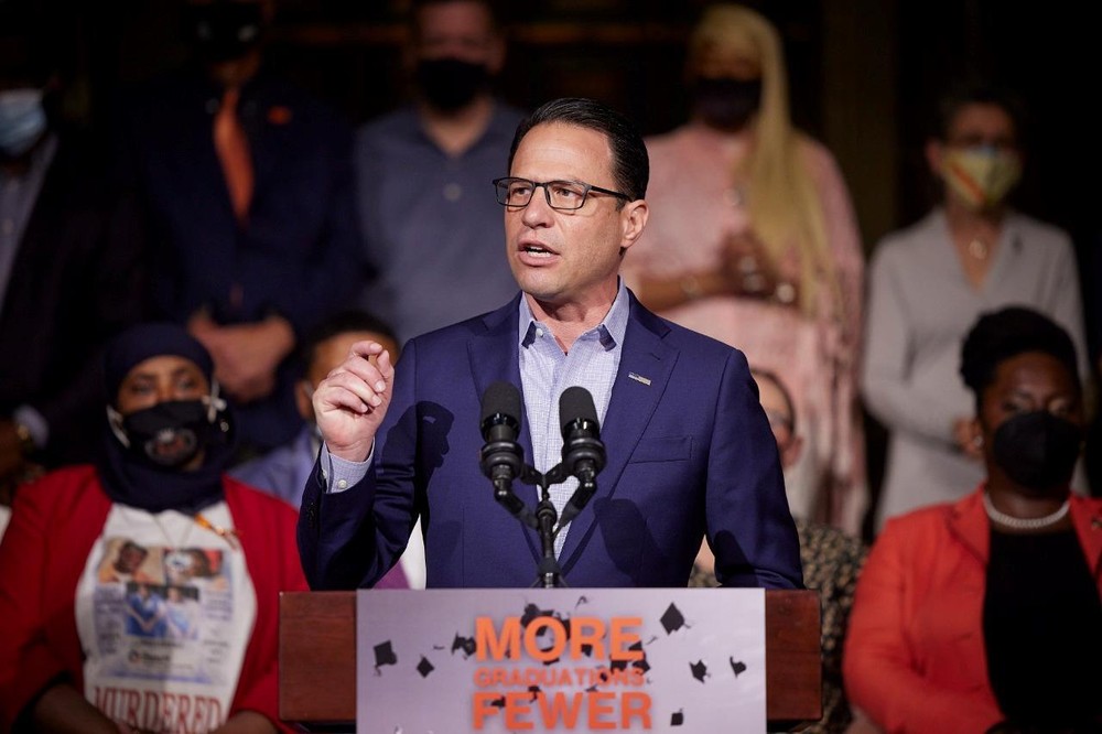 JOSH SHAPIRO PENNSYLVANIA GOVERNOR GLOSSY POSTER PICTURE PHOTO PRINT BANNER 8577
