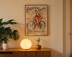 Psycho Cycles Starley Bros. Coventry Moore (UK) Bicycle 1892 Retro Vintage Poste