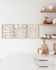 HAUS AND HUES Botanical Wall Art – Set of 3 Boho Posters for Room Aesthetic, …