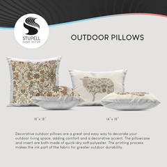 Coastal Charm Set of 4 Starfish & Sand Dollar Outdoor Pillows by Yvette St. Aman