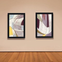 VCK 24 x 36 Inch Black Poster Frame Wood with Plexiglass Hanging 24×36,