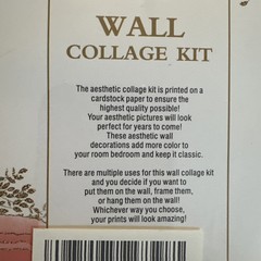 Wall Collage Kit 50 Pieces 4 X 6 Inches Colorful Cheerful Card Stock