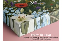 Bible Verse Canvas Jeremiah 29 11 Floral Christian Wall Art Faith Decor