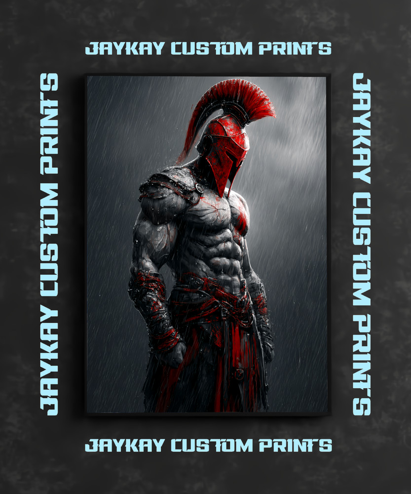 Gladiator Roman Warrior Art Poster Print – No Frame