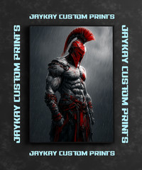 Gladiator Roman Warrior Art Poster Print – No Frame