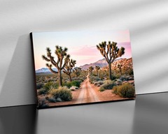 Joshua Tree Canvas Art, Desert Landscape Print, California Western Modern Decor