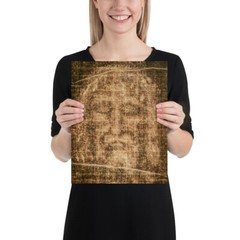 Face of Jesus Print, Shroud of Turin Photo, Inspiring Religious Art, Christ Face