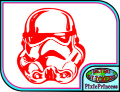 Star Wars Storm Trooper V Vinyl Sticker Car Truck Window Wall Poster Art Movie