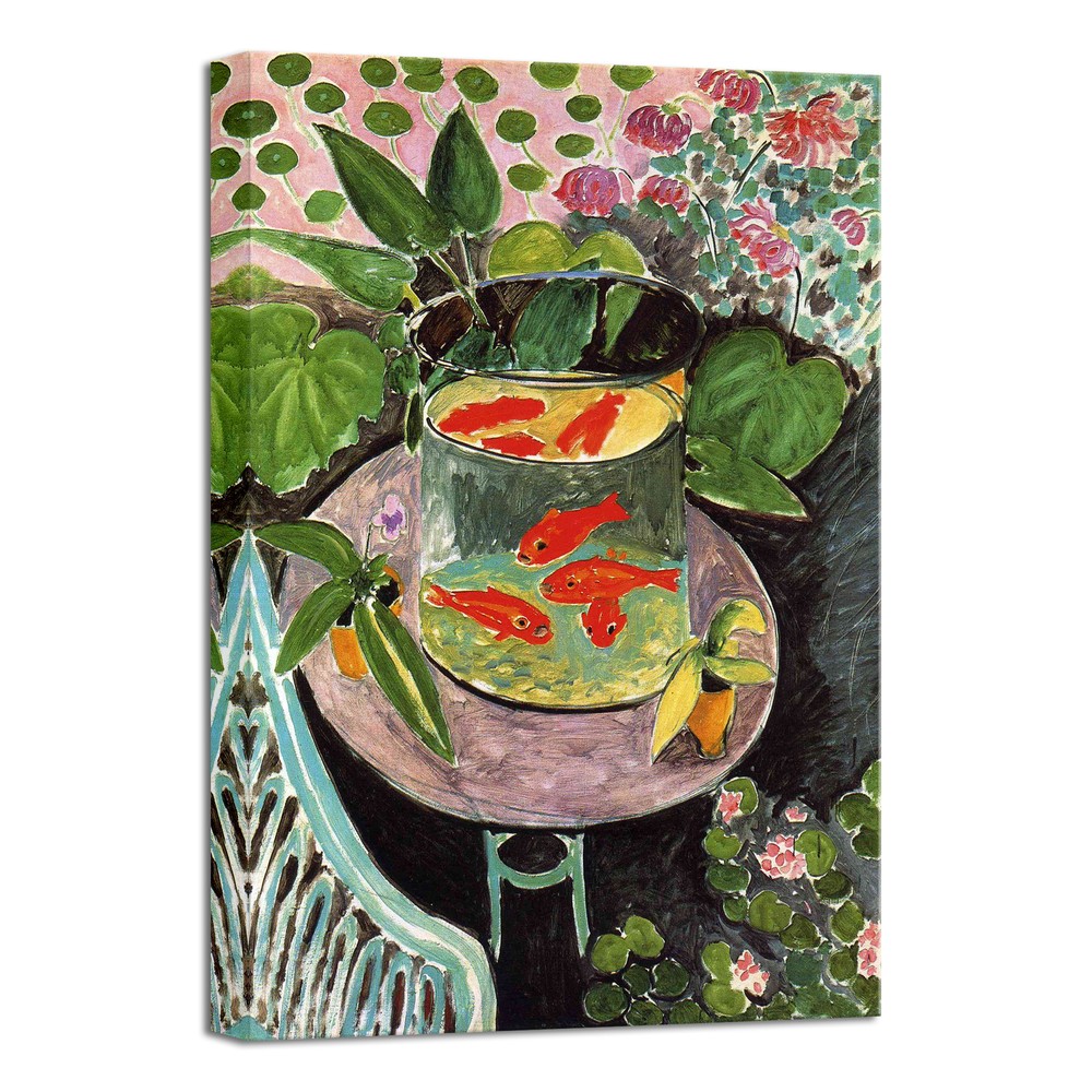 Canvas Wall Art Goldfish by Henri Matisse Colorism Aesthetic Abstract Canvas Art