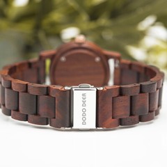New Design Fashion Ladies Watches Natural Sandalwood Walnut Wood Watch for women