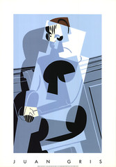 JUAN GRIS Portrait of Josette Gris 39.25″ x 27.5″ Serigraph 1992 Cubism
