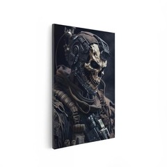 Soldier Canvas Wall Art Military Poster Print Gaming Room Decor
