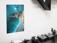 Ocean Vivd 3D View Wall Vinyl Decal Poster Print Removable Adhesive