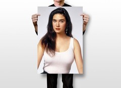 Jennifer Connelly – American Cinema Actress – Fashion Model Fan – POSTER 20″x30″