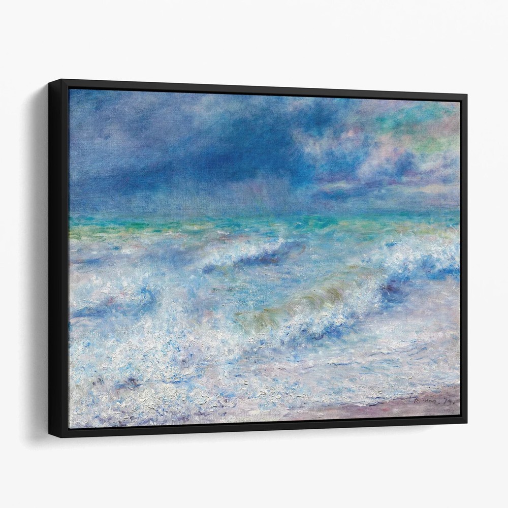 Seascape (1897) by Pierre-Auguste Renoir Coastal Ocean Canvas Print Wall Art