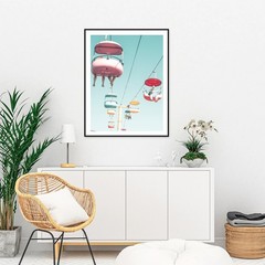 Beach Ocean Relaxing Wall Art Poster Print BA250-65_0