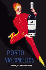 Porto Wine Portugal Portuguese vasconcellos Vintage Art Wall – POSTER 20×30