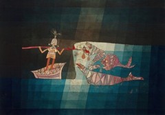 Paul Klee Fighting Scene from “The Seafarer” 1923 Giclée Archival Print 11×17