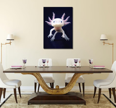 Wall Art Reptile Animal Axolotl Birthday Gifts Decorations Canvas Poster Printin