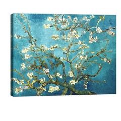 Almond Blossom Famous Oil Paintings Reproduction Canvas Print 16″L x 12″W, Green