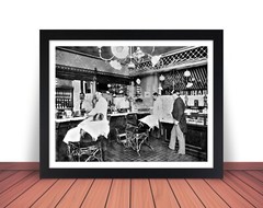 Framed c.1900 NEW YORK CITY L.C. Wiseman Barbershop Photo Picture 8×10 11×14 W11