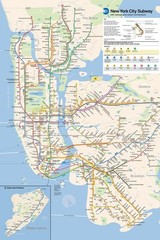 NYC Subway Map Poster New York City Official MTA 2024 Edition Art Print 16×24