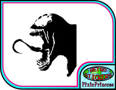 Venom Marvel A Vinyl Sticker Laptop Car Bike Wall Poster Bedroom Window Movie