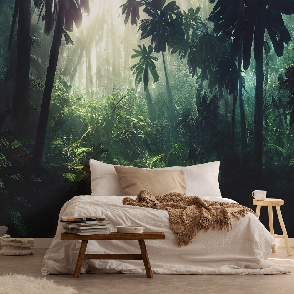 Rainforest Wallpaper 312×219 cm adults bedroom unisex photo wall mural jungle