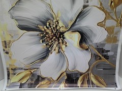 Large Flower Print on Canvas 50cm x 70cm