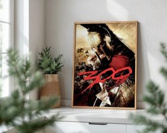 300 (2007) Movie Poster Wall Art Print