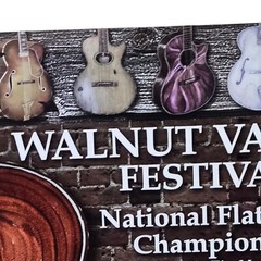 Walnut Valley Festival 2007 Poster Guitar Flat Picking Championships Winfield KS