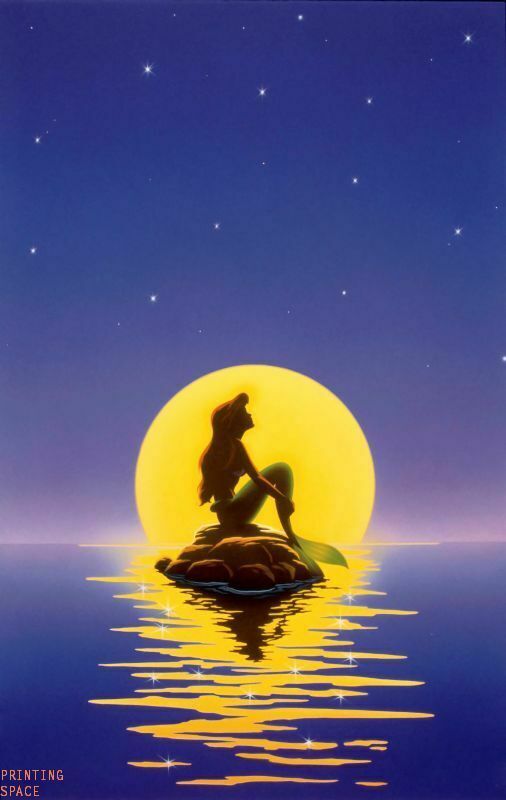 THE LITTLE MERMAID Vintage Classic Disney Collectors Poster 2 – POSTER 20×30