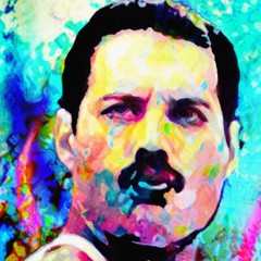 Freddie Mercury Art, Queen Canvas, Rock and Roll Painting Print