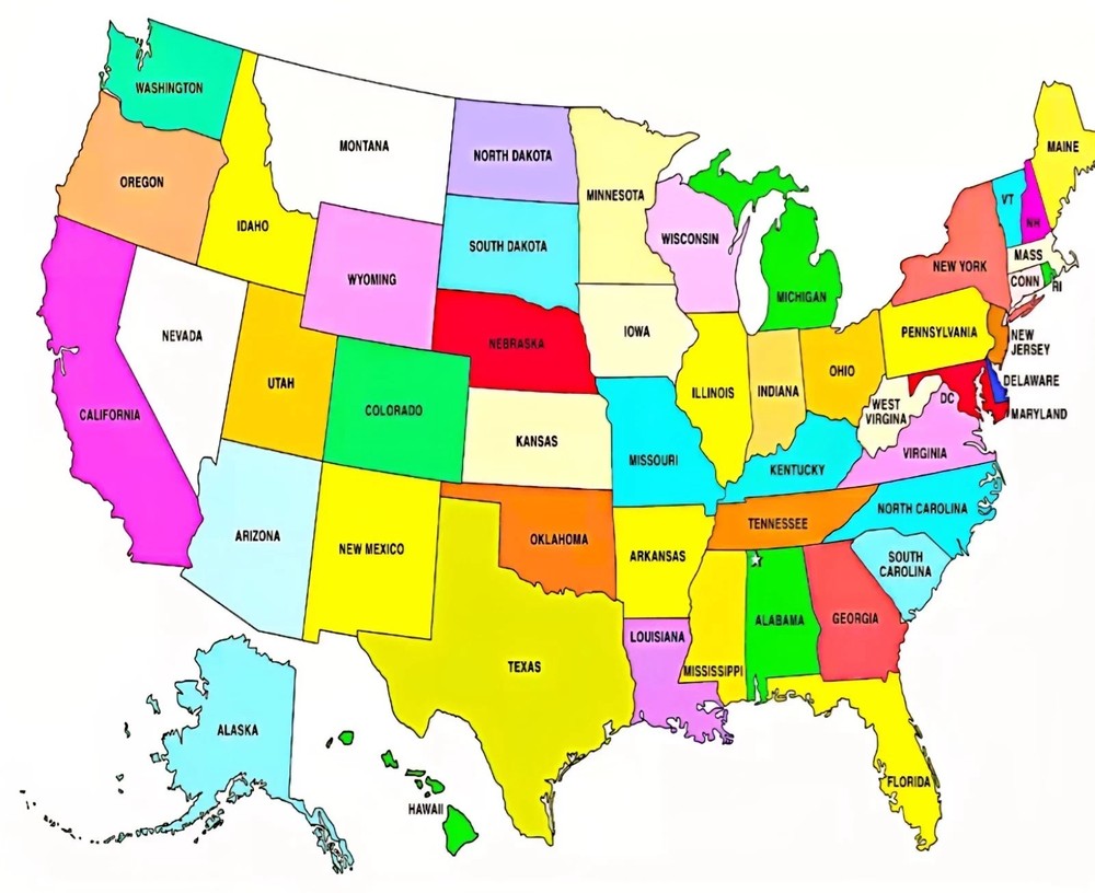 USA MAP the united states of america map